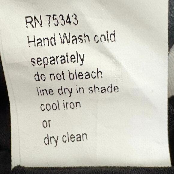 Elena Baldi Silk Blend Bow Tie Blouse Top Sz M Made in Italy Sheer Print NWT - Picture 8 of 8